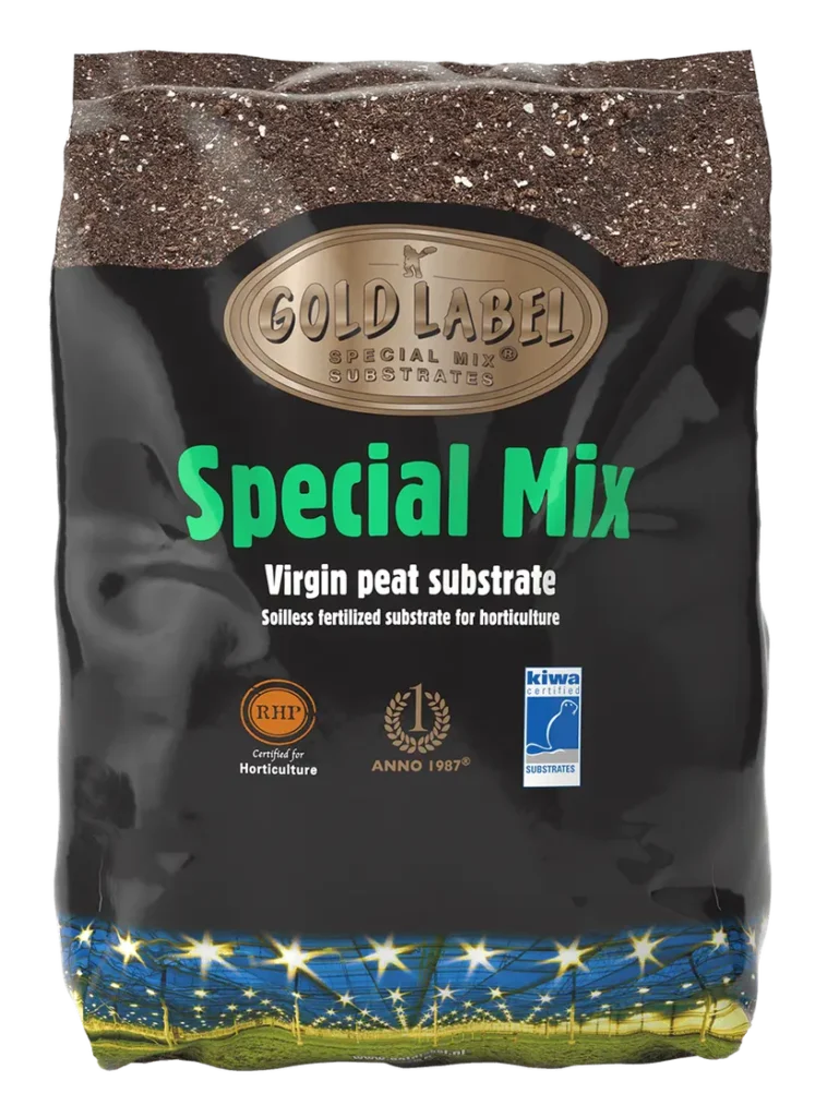 Gold Label Special Mix jord med gødning og perlite. Bedste jord