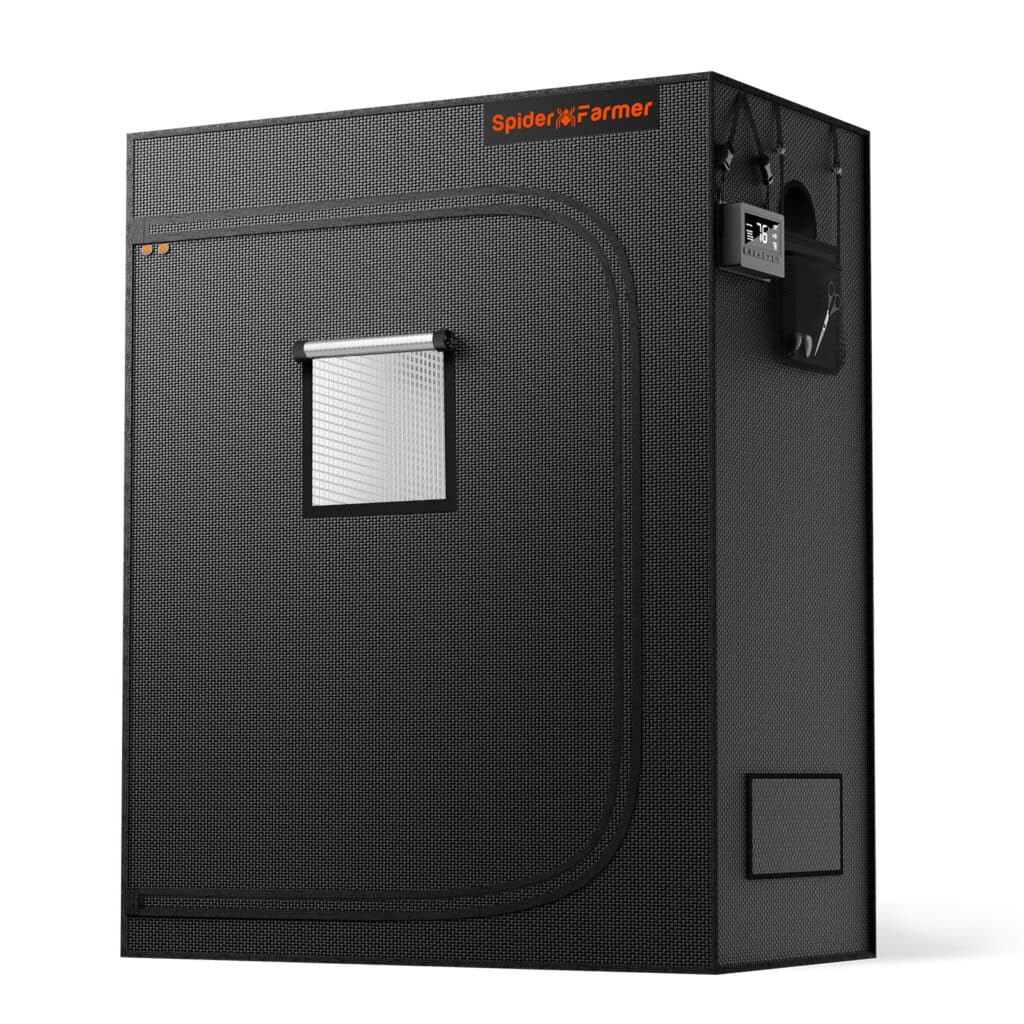 Spider Farmer 120x60x150 kvalitets telt. Lystæt og kraft opbygning