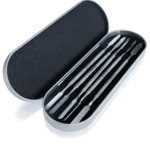 Graveda Dabbing Tool Set – 5 stk. ens dab tools med opbevaringsboks